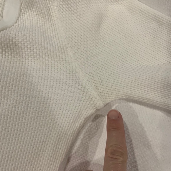 Free People Damsel Snap Cuff Thermal, white - Picture 7 of 8